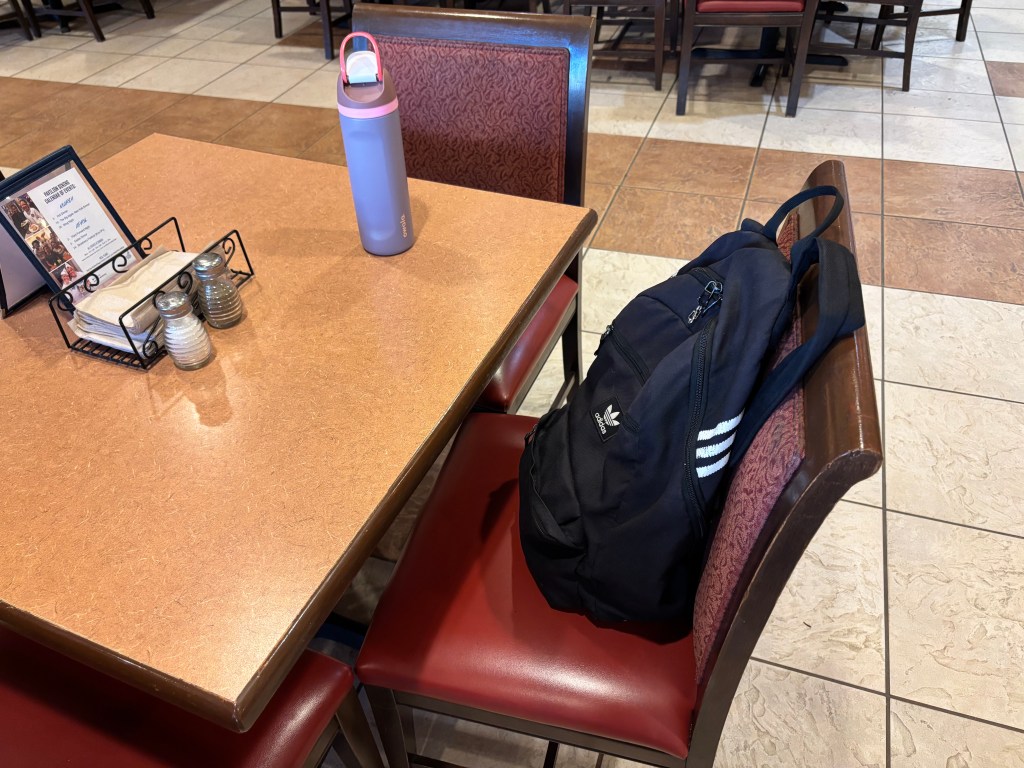 Move your bottles and&nbsp;backpacks