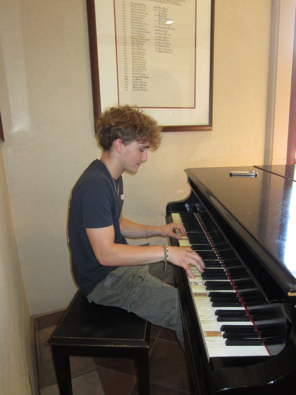 ‘The Piano Man’ serenades the UCs